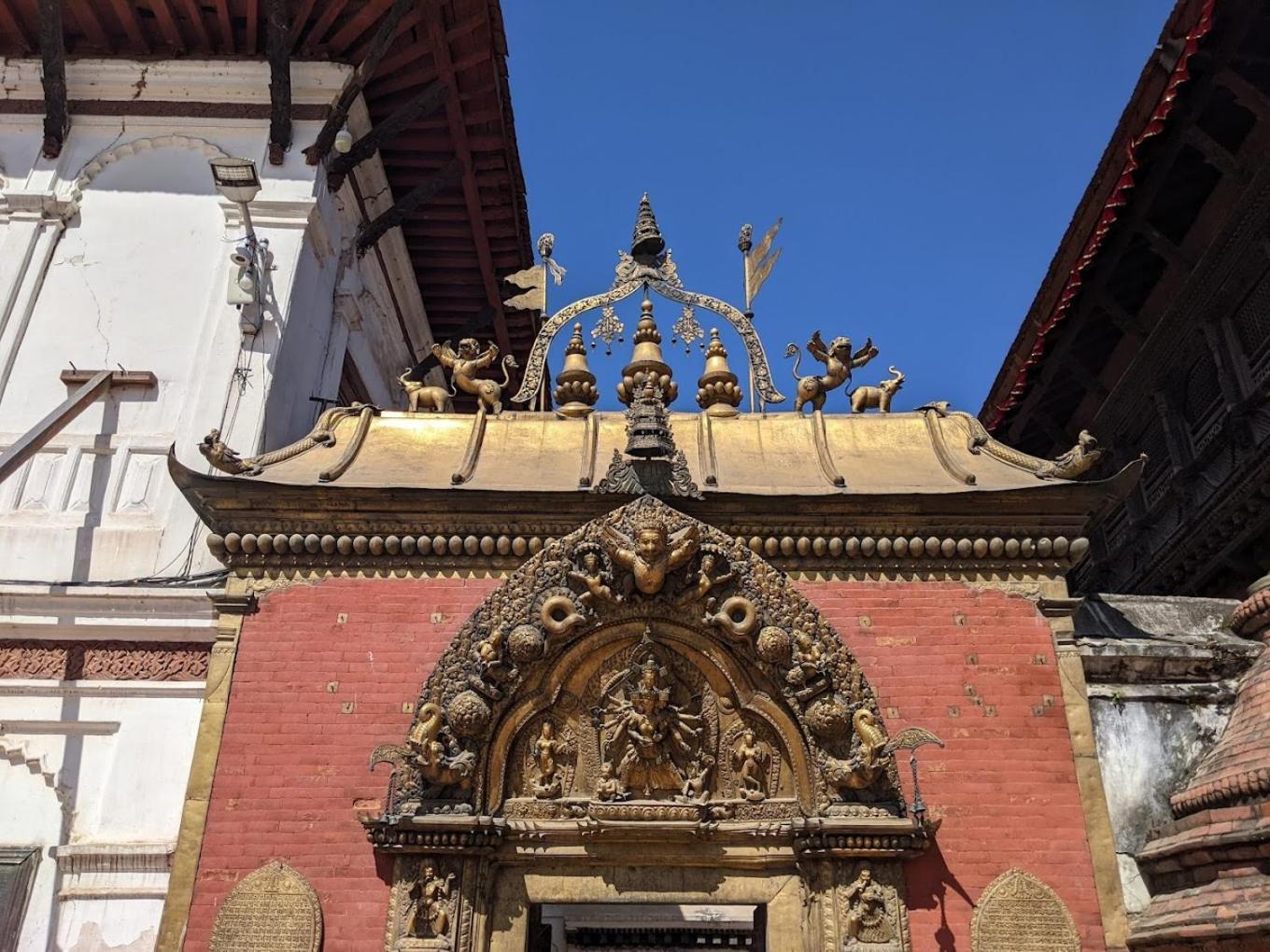 Hotel Durbar Side Bhatgoan Exteriör bild